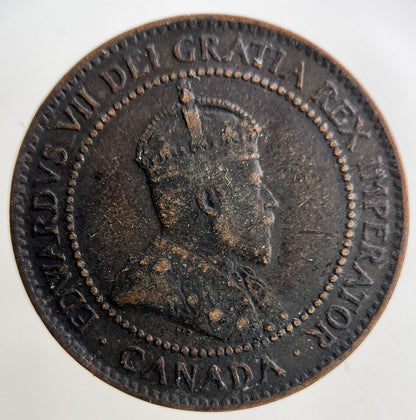 1907 Canada 1 One Cent Coin | Fine Collectable Grade