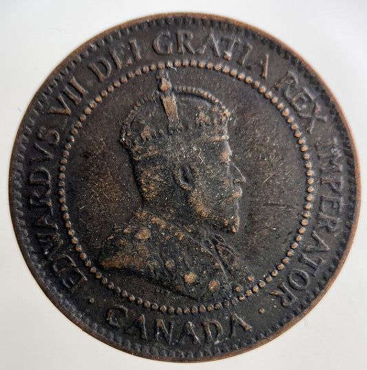 1907 Canada 1 One Cent Coin | Fine Collectable Grade