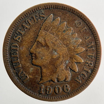 1906 US USA One Cent Coin | Fine Collectable Grade