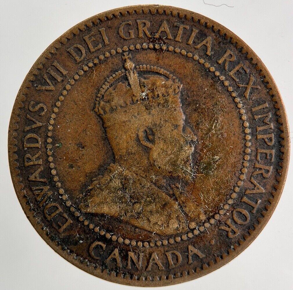 1907 Canada One Cent Coin | Fine Collectable Grade