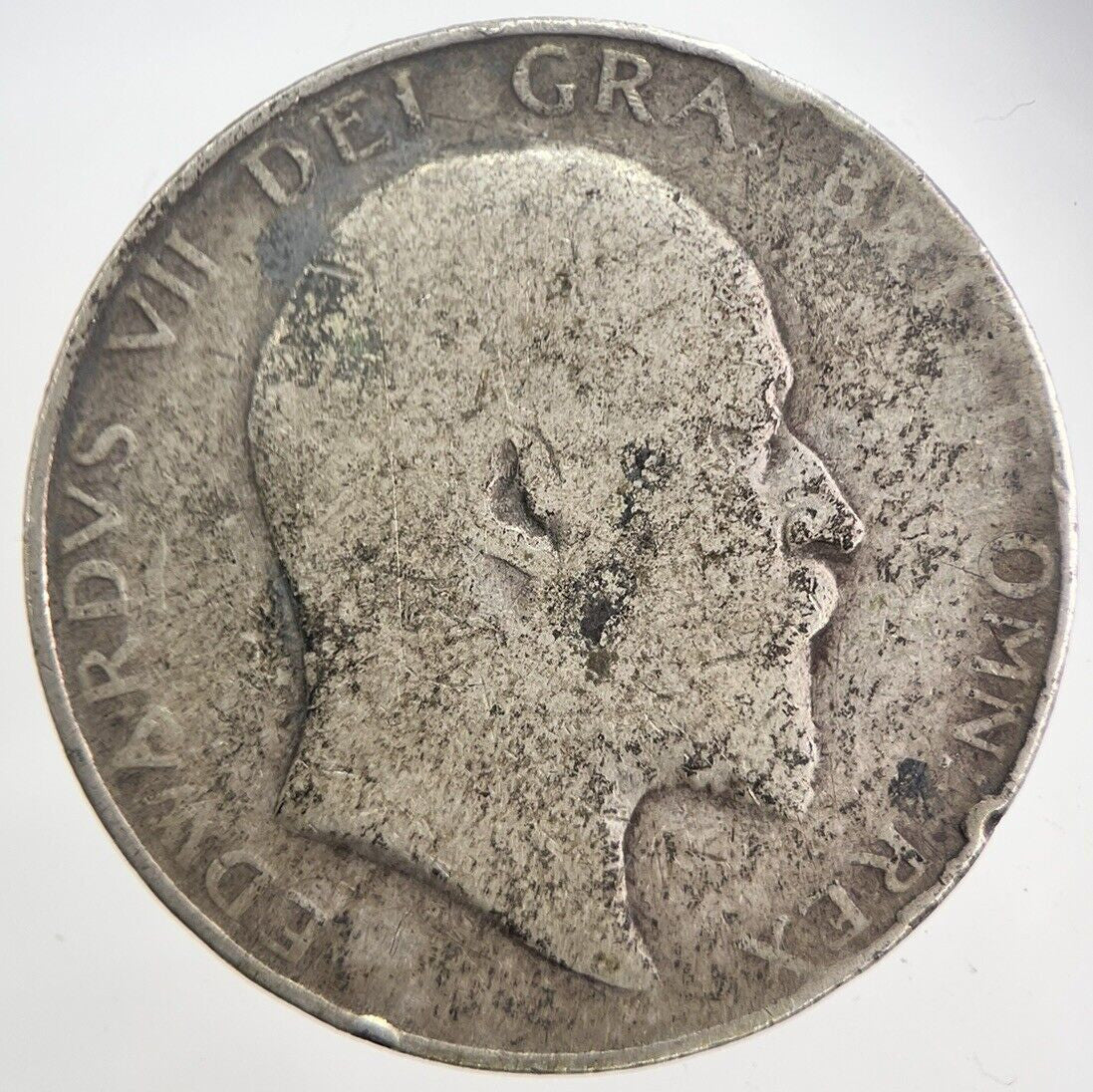1907 Edward VII Half Crown Silver Coin | Collectable Grade | a5852
