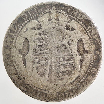 1907 Edward VII Half Crown Silver Coin | Collectable Grade | a5852