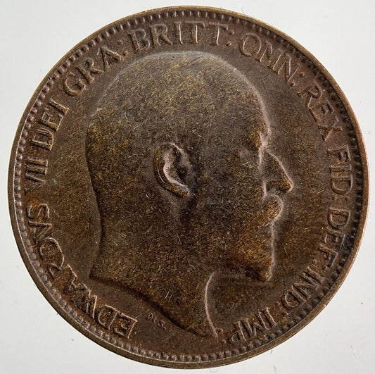 1907 Edward VII Farthing Coin | Fine Collectable Grade