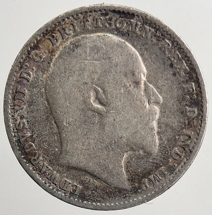 1907 Edward VII Threepence Silver Coin | Collectable Grade | a5588
