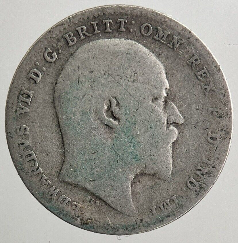 1907 Edward VII Threepence Silver Coin | Collectable Grade | a5577