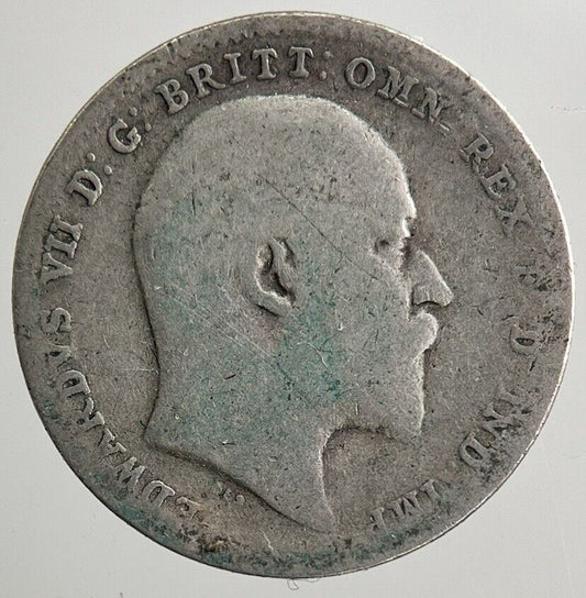 1907 Edward VII Threepence Silver Coin | Collectable Grade | a5577