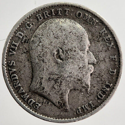 1907 Edward VII Threepence Silver Coin | Collectable Grade | a8720