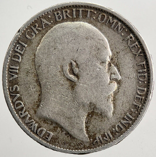 1907 Edward VII Sixpence Silver Coin | Collectable Grade | a5009