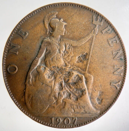 1907 Edward VII One Penny Coin | Collectable Grade