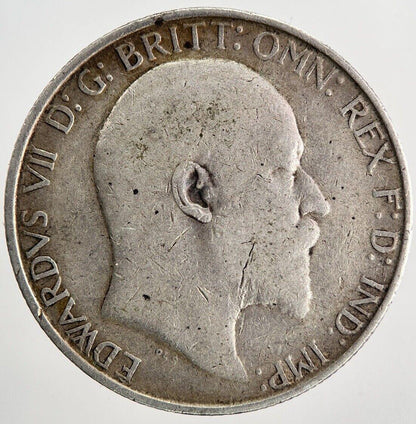 1907 Edward VII Florin Silver Coin | Fine Collectable Grade | a9714