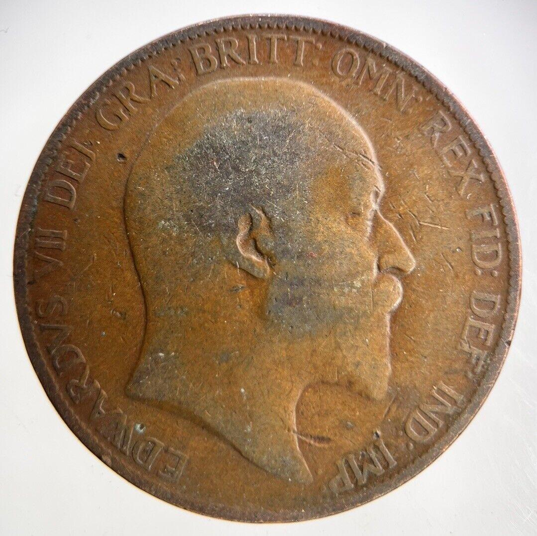 1907 Edward VII One Penny Coin | Collectable Grade