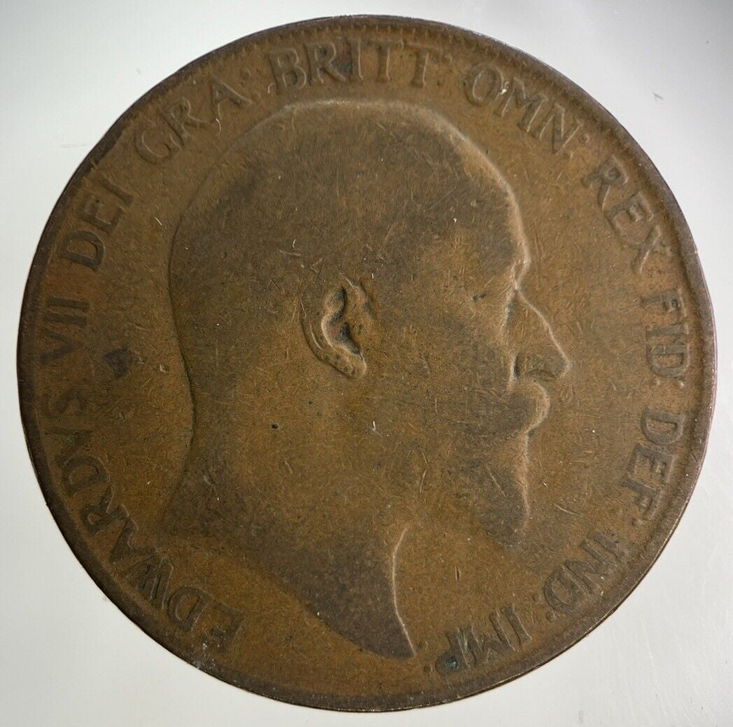 1907 Edward VII One Penny Coin | Collectable Grade