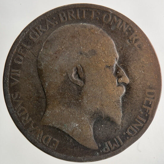 1907 Edward VII Half-Penny Coin | Collectable Grade