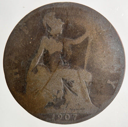 1907 Edward VII Half-Penny Coin | Collectable Grade