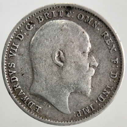 1907 Edward VII Threepence Silver Coin | Fine Collectable Grade