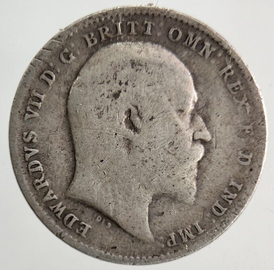 1907 Edward VII Threepence Silver Coin | Collectable Grade