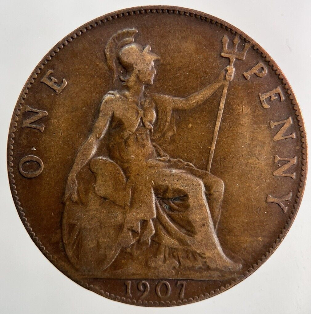 1907 Edward VII One Penny Coin | Collectable Grade