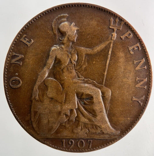 1907 Edward VII One Penny Coin | Collectable Grade