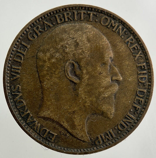 1907 Edward VII Farthing Coin | Fine Collectable Grade