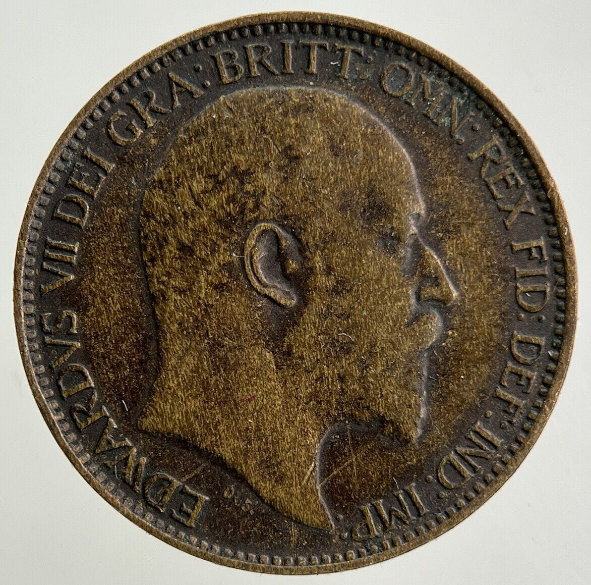 1907 Edward VII Farthing Coin | Fine Collectable Grade