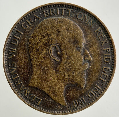1907 Edward VII Farthing Coin | Fine Collectable Grade