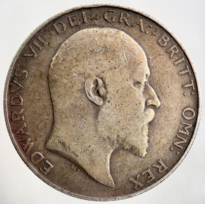 1907 Edward VII Half-Crown Silver Coin | Fine Collectable Grade