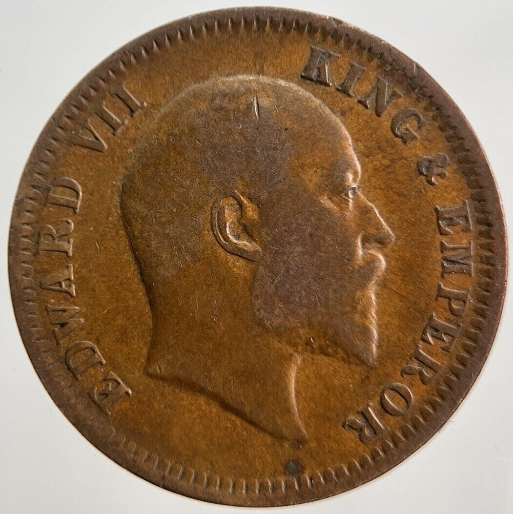 1907 India Quarter 1/4 Anna Coin | Very High Grade | a632