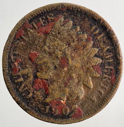 1907 US USA One Cent Coin | Collectable Grade