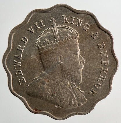 1907 India Edward VII 1 One Anna Coin | Very High Grade