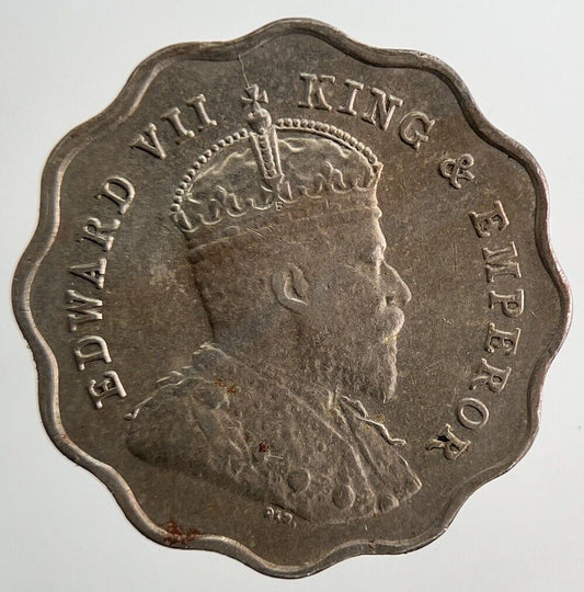 1907 India Edward VII 1 One Anna Coin | Very High Grade