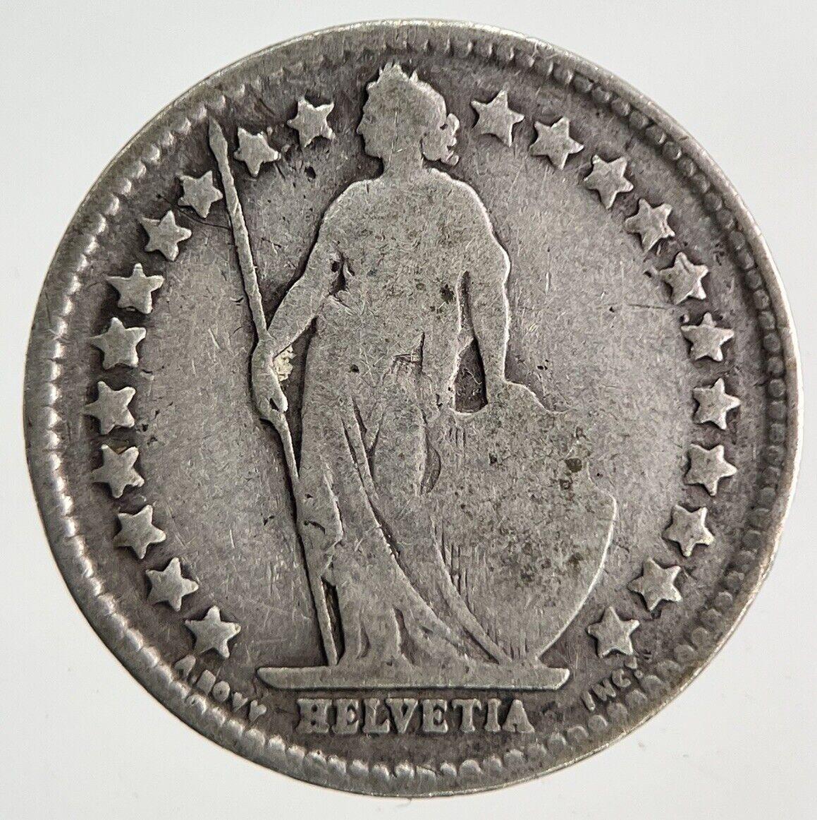 1907 Switzerland Swiss 1/2 Half Franc Silver Coin | Collectable Grade