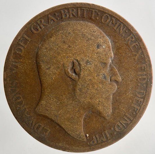 1908 Edward VII Half-Penny Coin | Collectable Grade