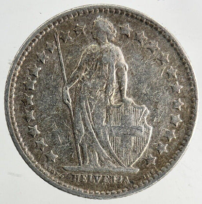 1907 Switzerland Swiss 1/2 Half Franc Silver Coin | Collectable Grade