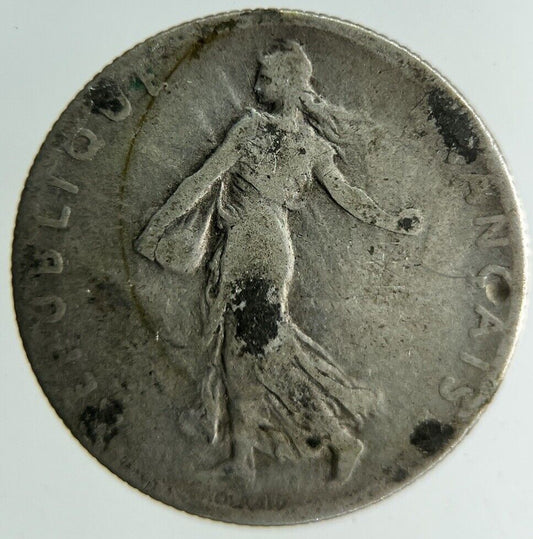 1908 France 50 Centimes Silver Coin | Collectable Grade