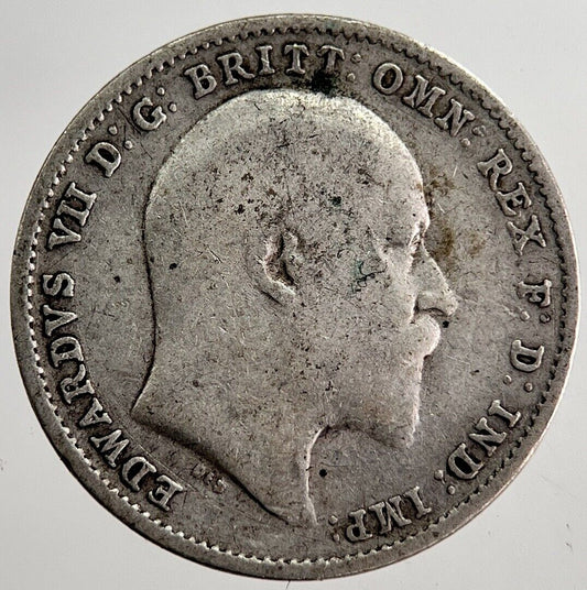 1908 Edward VII Threepence Silver Coin | Collectable Grade | a8717