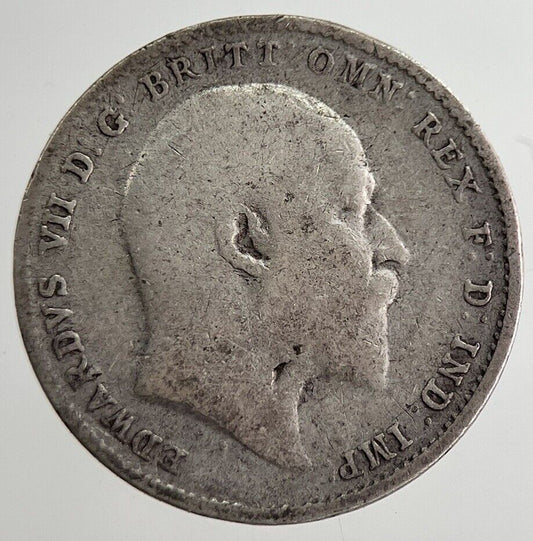 1908 Edward VII Threepence Silver Coin | Collectable Grade | a8867