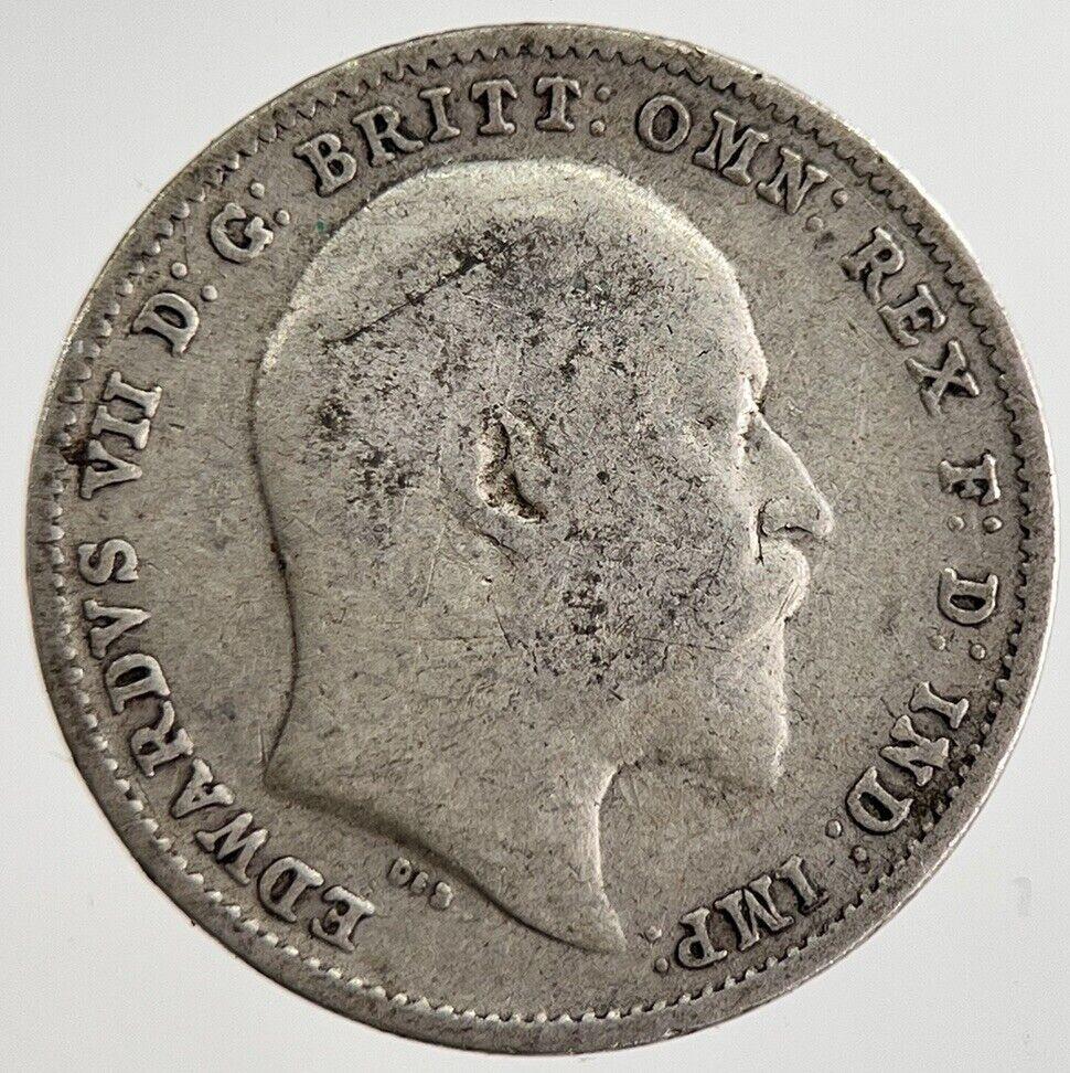 1908 Edward VII Threepence Silver Coin | Collectable Grade | a8872