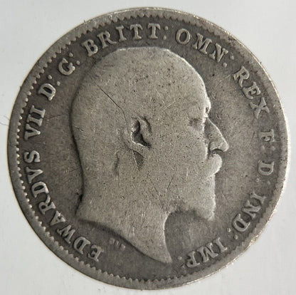 1908 Edward VII Threepence Silver Coin | Collectable Grade