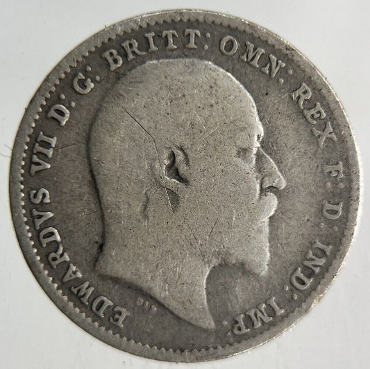 1908 Edward VII Threepence Silver Coin | Collectable Grade