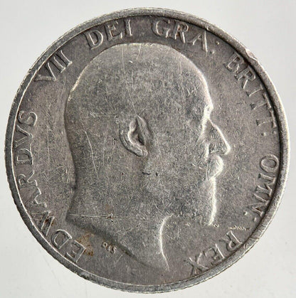 1908 Edward VII Shilling Silver Coin | Fine Collectable Grade