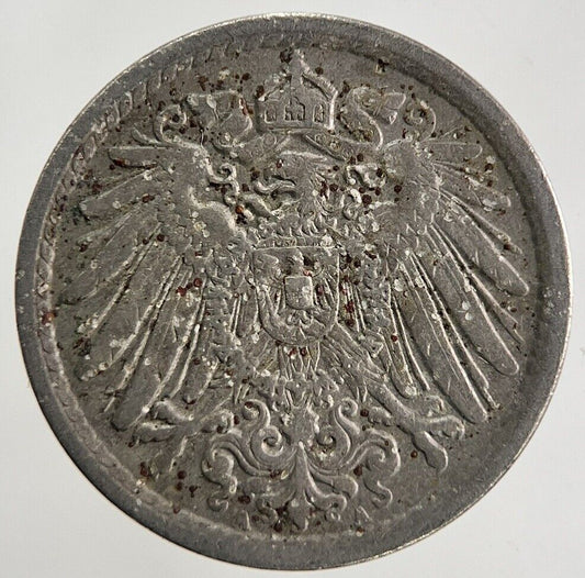 1908 Germany 5 Pfennig Coin | Fine Collectable Grade
