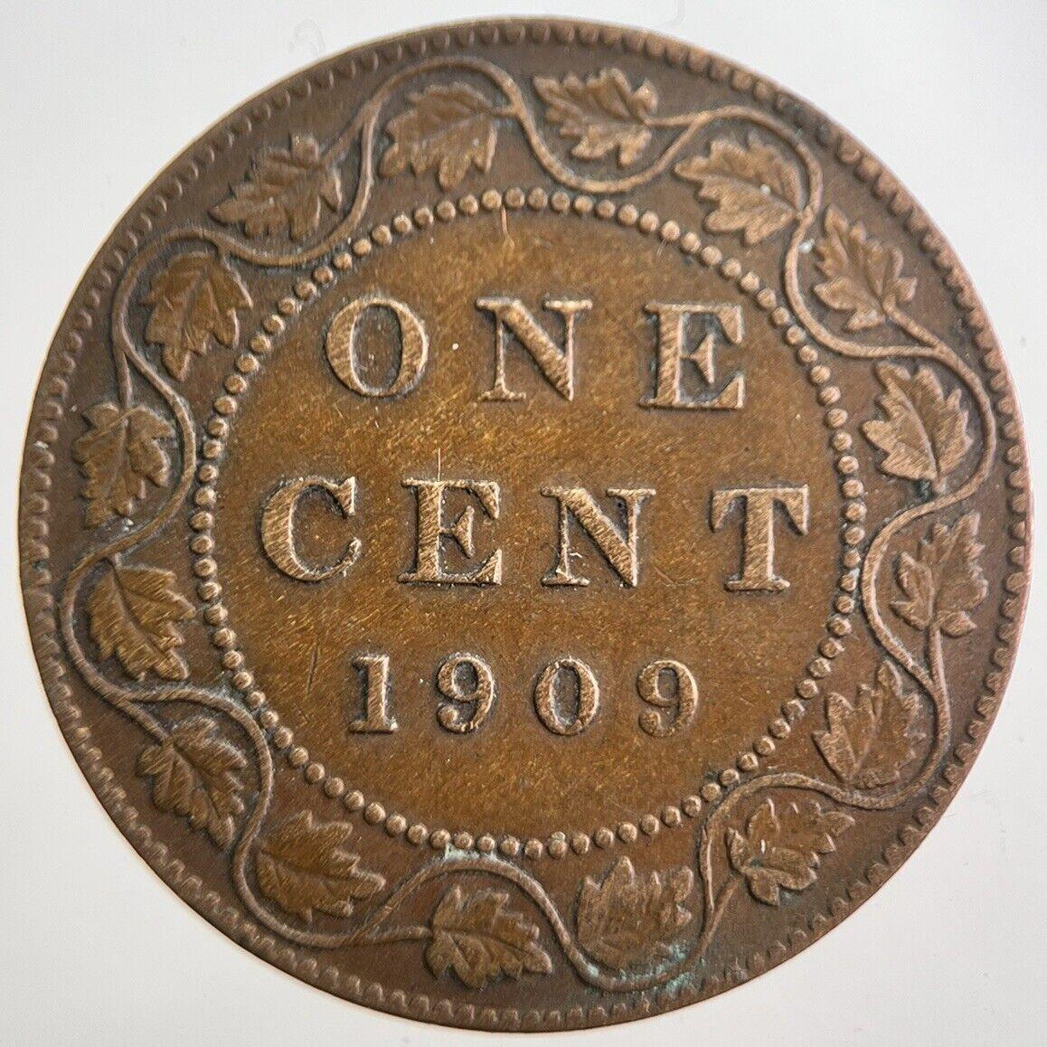 1909 Canada One 1 Cent Coin | Fine Collectable Grade