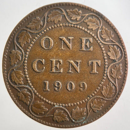 1909 Canada One 1 Cent Coin | Fine Collectable Grade