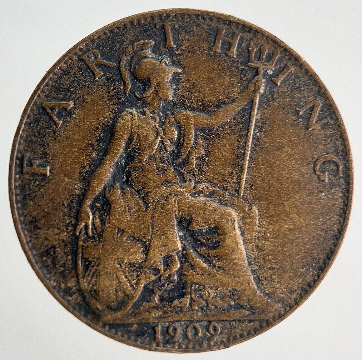 1909 Edward VII Farthing Coin | Collectable Grade | a1941