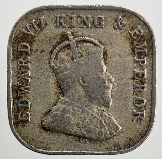 1909 5 Cents Ceylon Sri Lanka Coin | Fine Collectable Grade | a5691