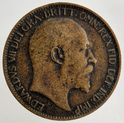 1909 Edward VII Farthing Coin | Fine Collectable Grade