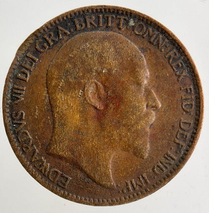 1909 Edward VII Farthing Coin | Fine Collectable Grade
