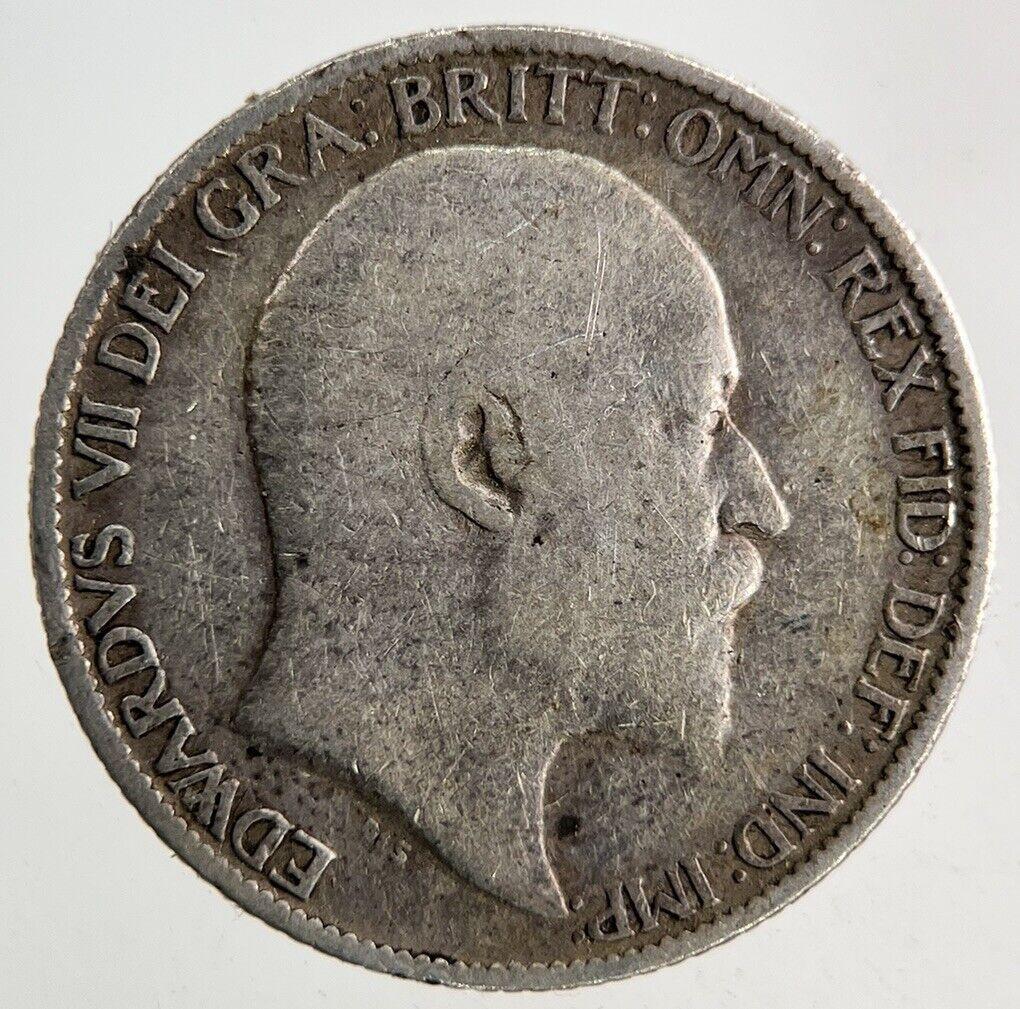 1909 Edward VII Sixpence Silver Coin | Collectable Grade