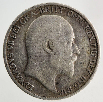1909 Edward VII Sixpence Silver Coin | Collectable Grade