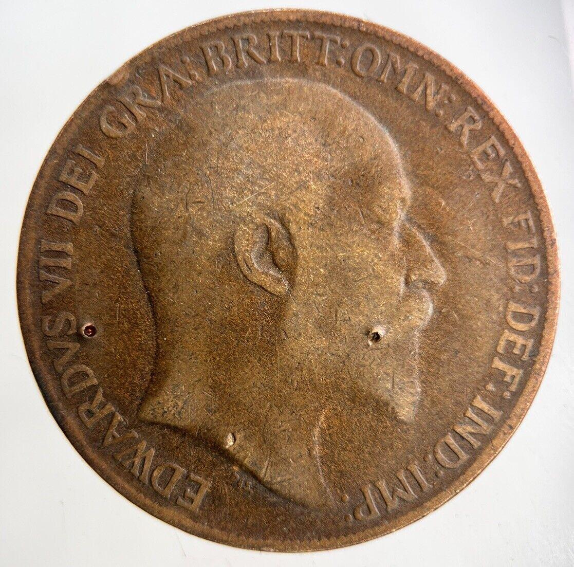 1909 Edward VII One Penny Coin | Collectable Grade